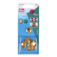 Klä på knapp 15mm 6st
