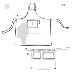 Förkläde Jamie Sömnadsmönster