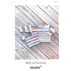 Stickbeskrivning Baby och Barntröja