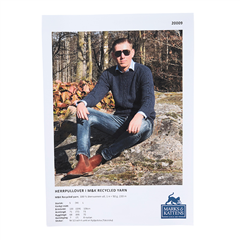 Stickbeskrivning Herrpullover