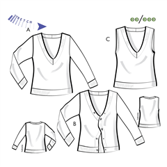 Herrtröja Sömnadsmönster