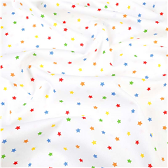 Bomullspoplin Småstjärnor
