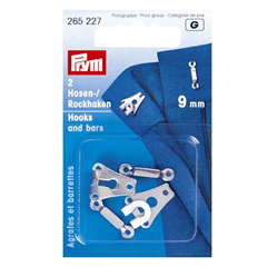 Byx- och kjolhakar 9mm