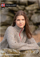 Stickbeskrivning, Tweed Tröja, Vuxna