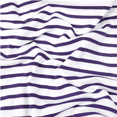 Ekologisk Bomullstrikå Smal Rand