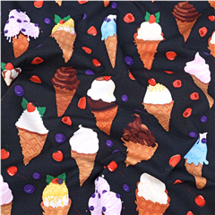 Bomullstrikå Glass och Bär