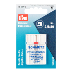 Symaskinsnålar Tvilling 80/2,5mm