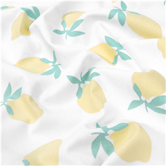 Bomullspoplin Citron