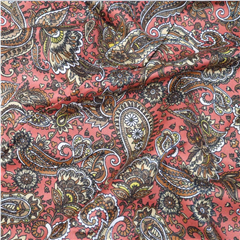 Bomullspoplin Paisley