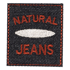 Tygmärke Natural Jeans