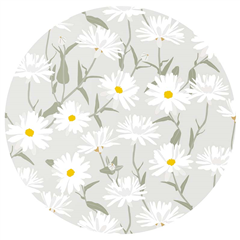 Rund Vaxduk Prästkrage