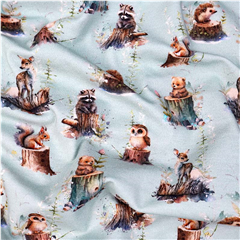 Bomullstrikå Smådjur på Stubbe