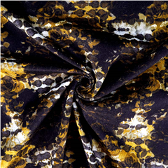 Bomullssammet Mönstrad