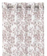 Blommigt öljettlängder 140x240 2-pack