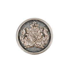 Metallknapp sköld 25mm