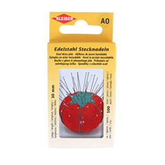 Knappnålar i ask 30mm