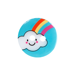 Barnknapp Regnbåge 15mm