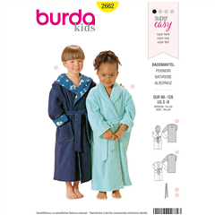 Sömnadsmönster Morgonrock Barn