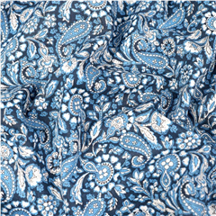 Bomullspoplin Small Paisley