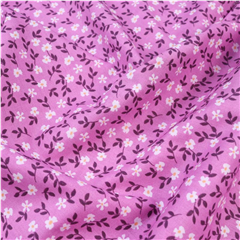 Bomullspoplin Små blommor