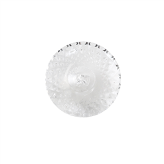 Transparent knapp 15mm