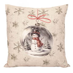 Kuddfodral Snögubbe