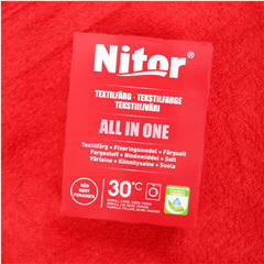 Textilfärg Röd, pulver