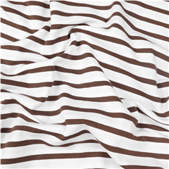 Ekologisk Bomullstrikå Smal Rand