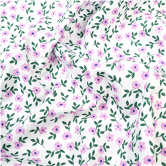 Bomullspoplin Flowers