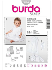 Sömnadsmönster Dopklänning -set, barn