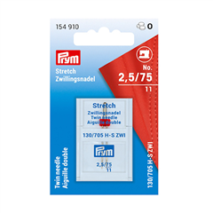 Symaskinsnålar Tvilling Stretch 75/2,5mm