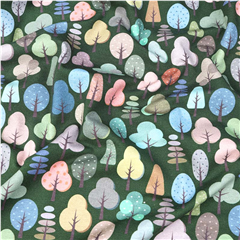 Bomullstrikå Skogsmix