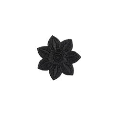 Tygmärke Blomma