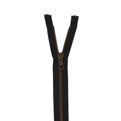 Blixtlås Delbart Metall 55cm