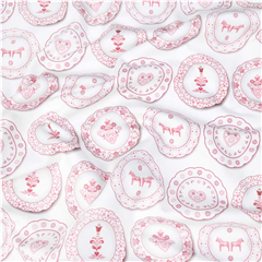 Bomullstrikå Tallrik