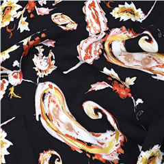 Kreppad Viscose Leslie