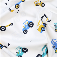 Bomullspoplin Traktorer