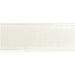 Kardborreband 20mm, sy på, vit, hård del