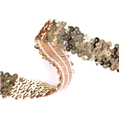 Paljettband Elastiskt 30mm