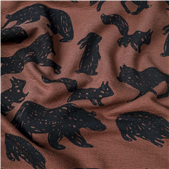 Trikå Crepé Vilda Djur