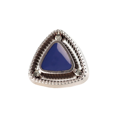 Metallknapp Triangel 10mm