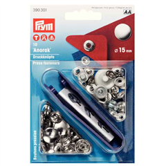 Nittryckknappar Anorak 15mm