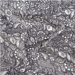 Bomullspoplin Small Paisley