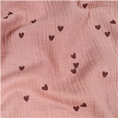 Muslin Små hjärtan