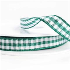 Dekorationsband Ginghamruta 10mm
